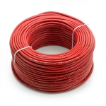 سلك مفرد AWM نحاس مجدول 600 فولت 6 AWG معزول PVC احمر 500 قدم | الفنار