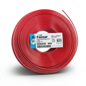 سلك مفرد AWM نحاس مجدول 10 AWG، 600 فولت، معزول PVC، احمر، 2500 قدم | شركة الفنار
