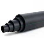 أنابيب HDPE ضغط 10 بار [PE 80] قطر خارجي 500 مم SDR 13.6 لون أسود