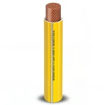 1.5mm Copper Flexible Wire 450/750V, PVC Insulation 0.7mm Thick, Yellow | Al Fanar