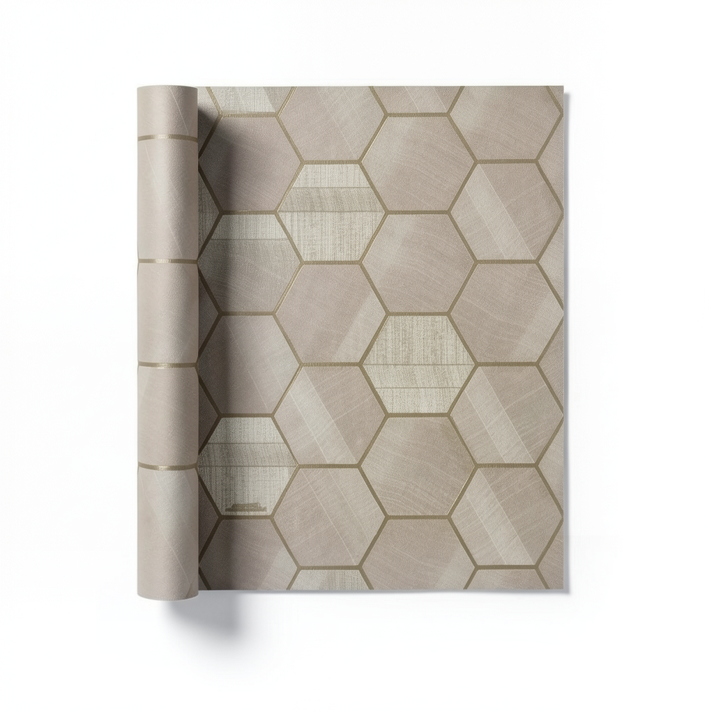 Italian Wall Decoration 10m x 0.73m Light Brown, Model 44807