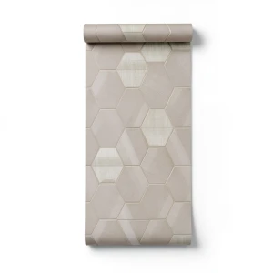 Italian Wallpaper 10m x 0.73m Light Brown, Model 44808