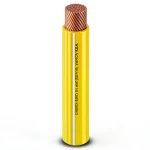 1.5mm Copper Flexible Wire 450/750V, PVC Insulation 0.7mm Thick, Yellow | Al Fanar