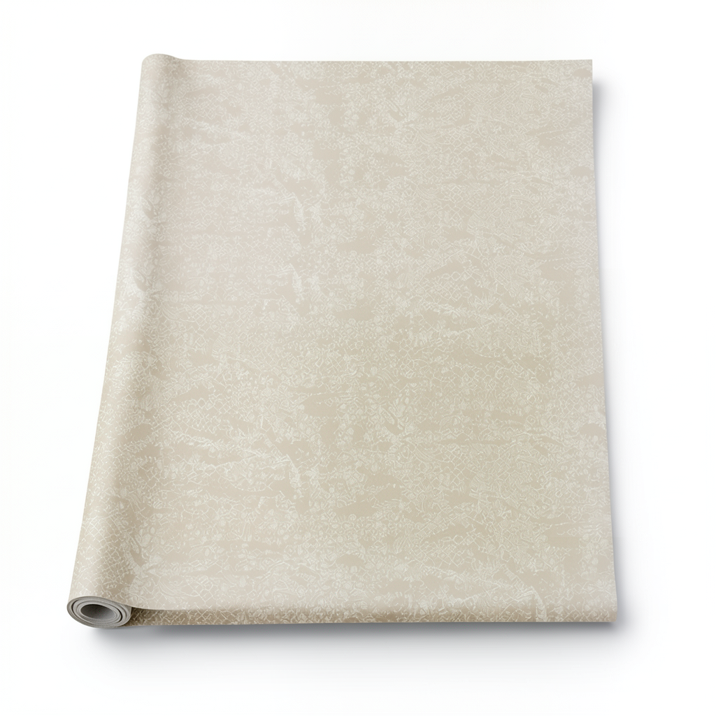 Italian Wallpaper Patterned Design Beige Color, Size 10m x 1.06m, Model RC19038