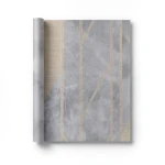 Italian Wall Covering 10m x 0.73m Gray with Beige, Model 44814