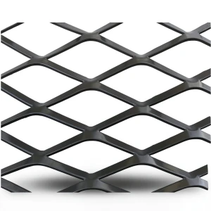 Hot Rolled Black Steel Expanded Metal Mesh Thickness 1.5 mm Width 1.22 m Length 2 m