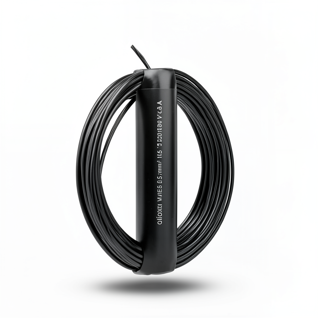 Copper Flexible Wire 0.5mm 600/1000V PVC Insulation Black Color | Al Fanar