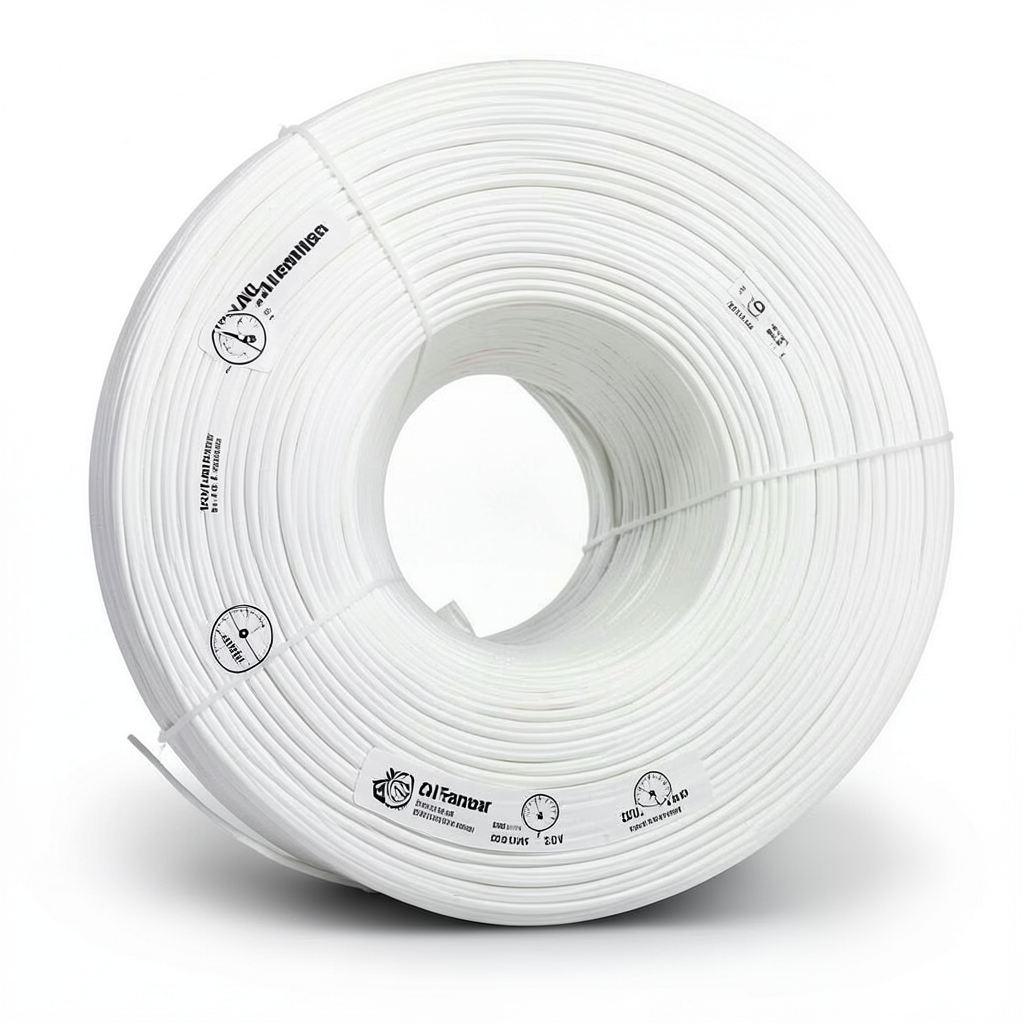 1/0 AWG Stranded Copper AWM Electrical Wire, 600V, PVC Insulated, White, 2500 feet | Al Fanar