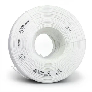 لفة سلك كهرباء AWM نحاس مجدول 600 فولت 1/0 AWG، معزول PVC، أبيض، 2500 قدم | شركة الفنار