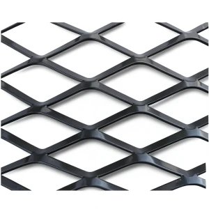 Hot Rolled Black Steel Expanded Metal Mesh 1.2 mm Thick 1.22x4 m
