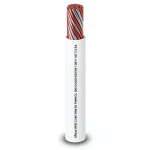 سلك كهرباء AWM نحاس مجدول 3/0 AWG 600 فولت معزول PVC أبيض 2500 قدم | شركة الفنار