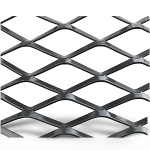 Hot Rolled Black Steel Expanded Metal Mesh Thickness 1.4 mm Width 1.22 m Length 1 m