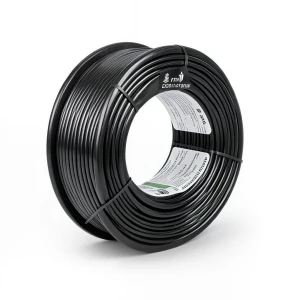لفة سلك كهرباء نحاس شعر 1.5 sq mm 600/1000 فولت عزل PVC لون اسود | شركة الفنار