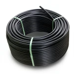 لفة أنابيب HDPE ضغط 12.5 بار PE 80 قطر خارجي 20 مم SDR 11 أسود