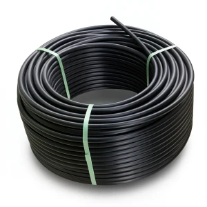 لفة أنابيب HDPE ضغط 12.5 بار PE 80 قطر خارجي 20 مم SDR 11 أسود