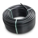 لفة أنابيب HDPE ضغط 12.5 بار PE 100 حجم 40 مم SDR 13.6 أسود