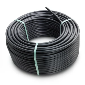 لفة أنابيب HDPE ضغط 12.5 بار PE 100 حجم 40 مم SDR 13.6 أسود