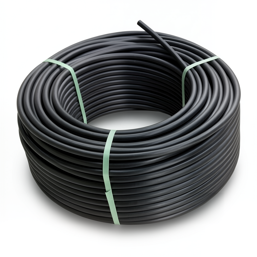 HDPE Plastic Coil Pipe Nominal Pressure 12.5 Bar PE 100 OD 125 mm SDR 13.6 Black