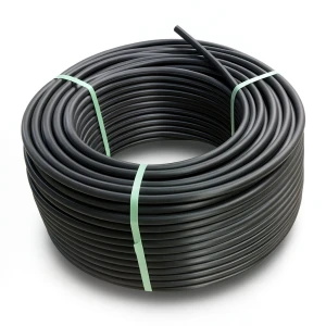 HDPE Polyethylene Plastic Coil Pipe 12.5 Bar Pressure PE 100, 140 mm OD SDR 13.6 Black