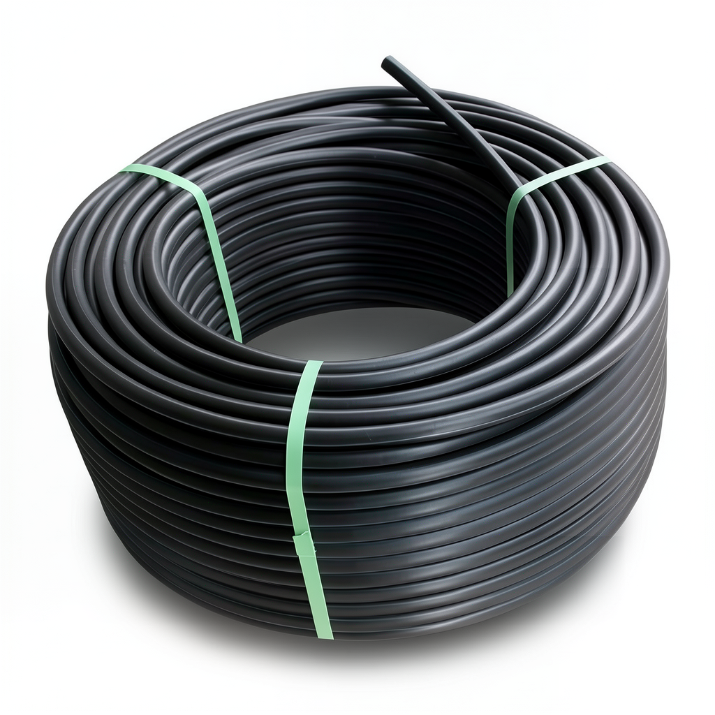 لفة أنابيب HDPE ضغط 12.5 بار PE 100 قطر خارجي 160 مم SDR 13.6 لون أسود