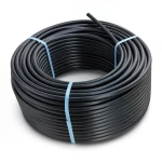 لفة أنابيب HDPE ضغط 16 بار PE 100 قطر خارجي 20 مم SDR 11 لون أسود