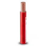 Single Core Stranded Copper AWM Electric Wire 600V 2 AWG PVC Red 500ft | Al Fanar