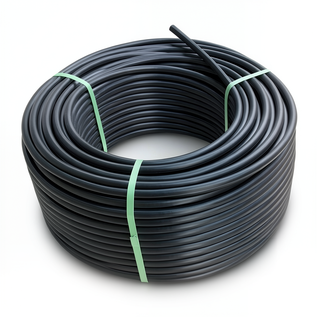HDPE Polyethylene Coil Pipe Nominal Pressure 16 Bar PE100 OD 25 mm SDR 11 Black