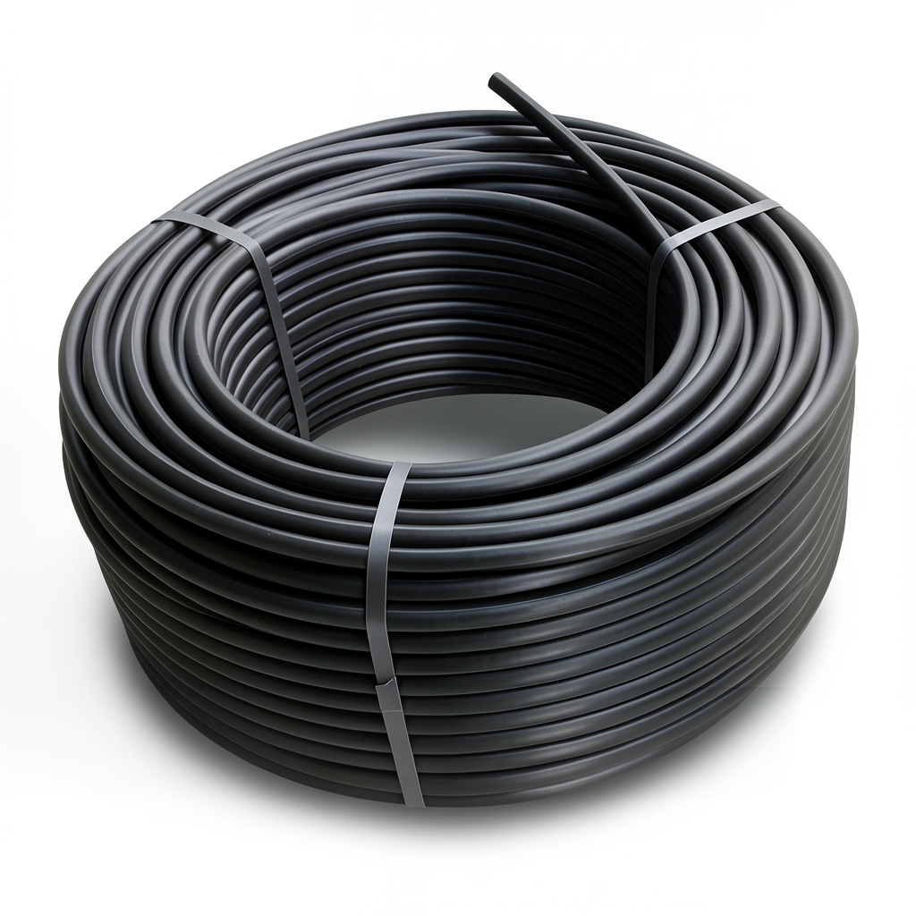 HDPE Plastic Coil Pipe PN 16 Bar PE100 32 mm SDR 11 Black