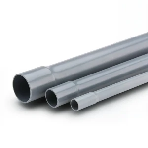 UPVC Plastic Pipe Nominal Pressure 2 Bar Outside Diameter 180 mm Thickness 1.8 mm Gray Color