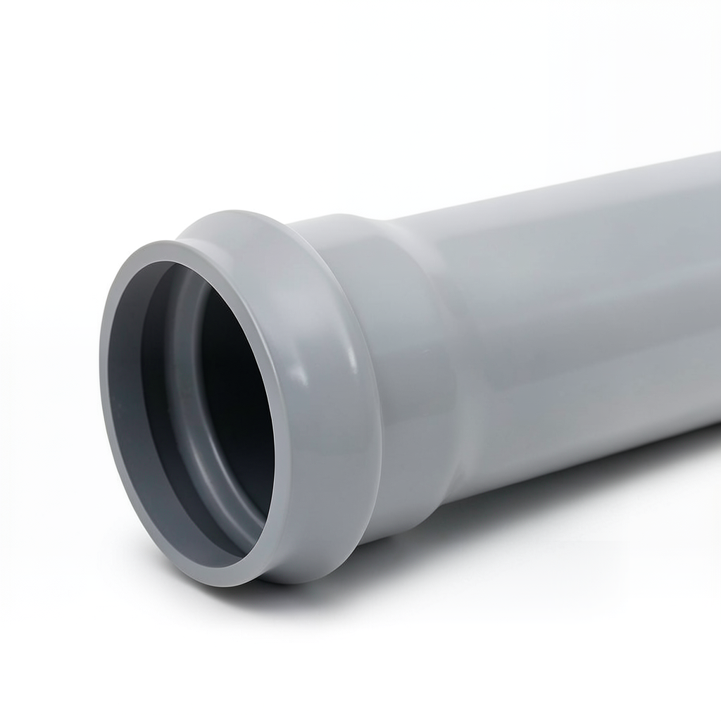UPVC Pipe PN 6 Bar Outside Diameter 63 mm Thickness 1.9 mm Gray Color