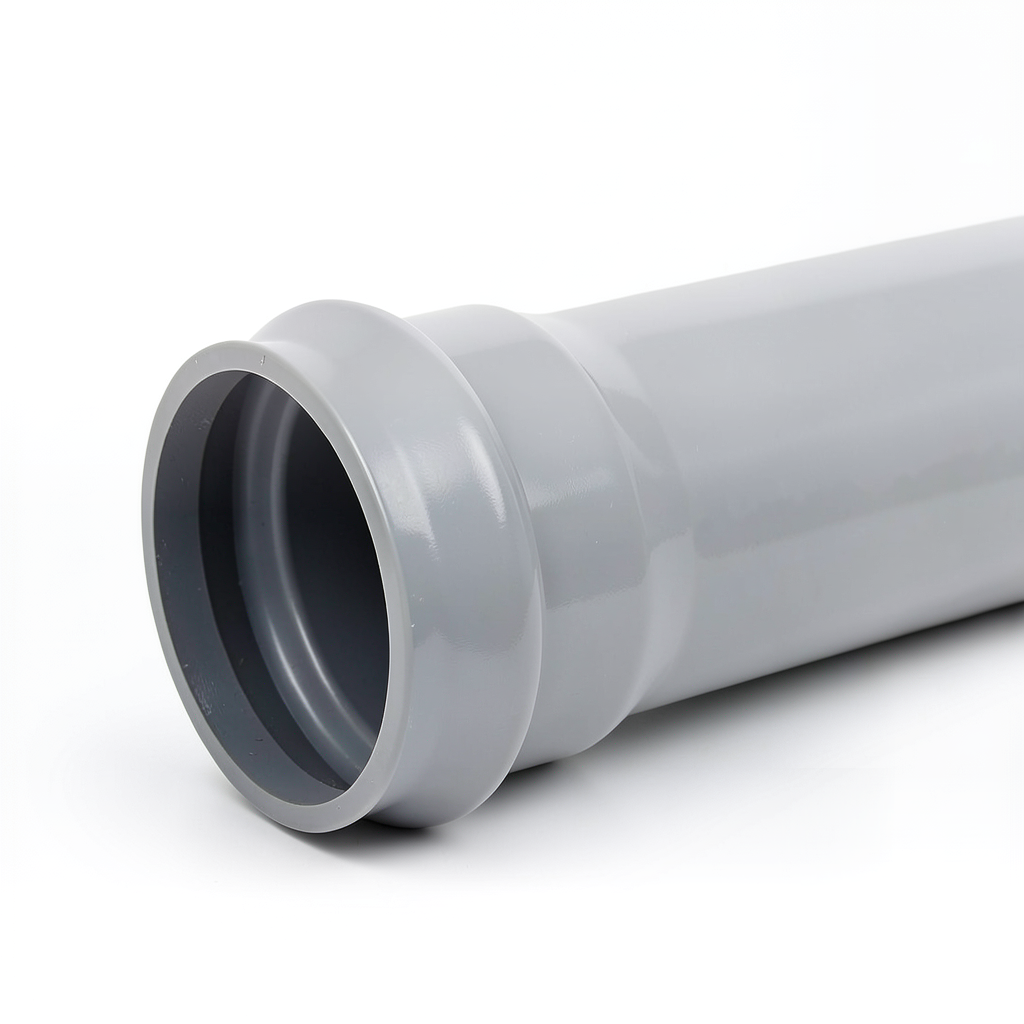 UPVC Pipe PN 6 Bar Outside Diameter 75 mm Thickness 2.2 mm Grey Color
