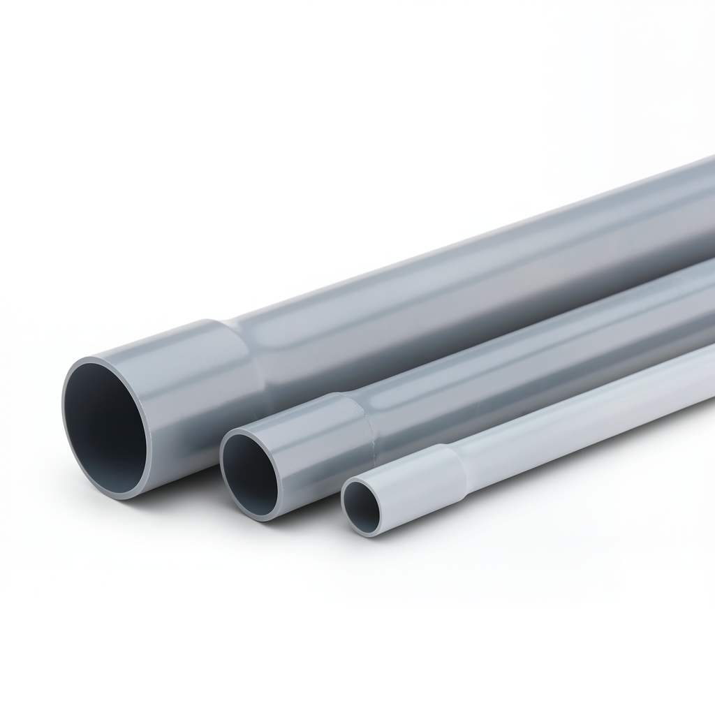 UPVC Plastic Pipe 16 Bar Pressure 280 mm OD 20.80 mm Thickness Gray Color