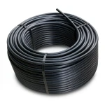 لفة أنابيب HDPE ضغط 10 بار PE 80 قطر خارجي 125 مم SDR 13.6 لون أسود