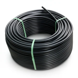 HDPE Plastic Coil Pipe PN 10 Bar PE 80 OD 140 mm SDR 13.6 Black