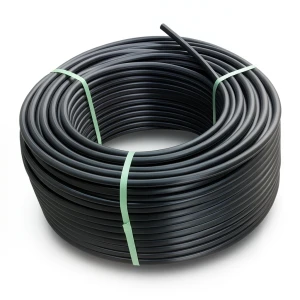 لفة أنابيب HDPE ضغط 10 بار PE 80 قطر خارجي 160 مم SDR 13.6 لون اسود