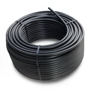 لفة أنابيب HDPE ضغط 12.5 بار PE 80 قطر خارجي 20 مم SDR 11 أسود