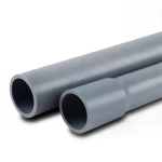 مواسير UPVC ضغط 4 بار قطر خارجي 450 مم سمك 8.9 مم لون رمادي