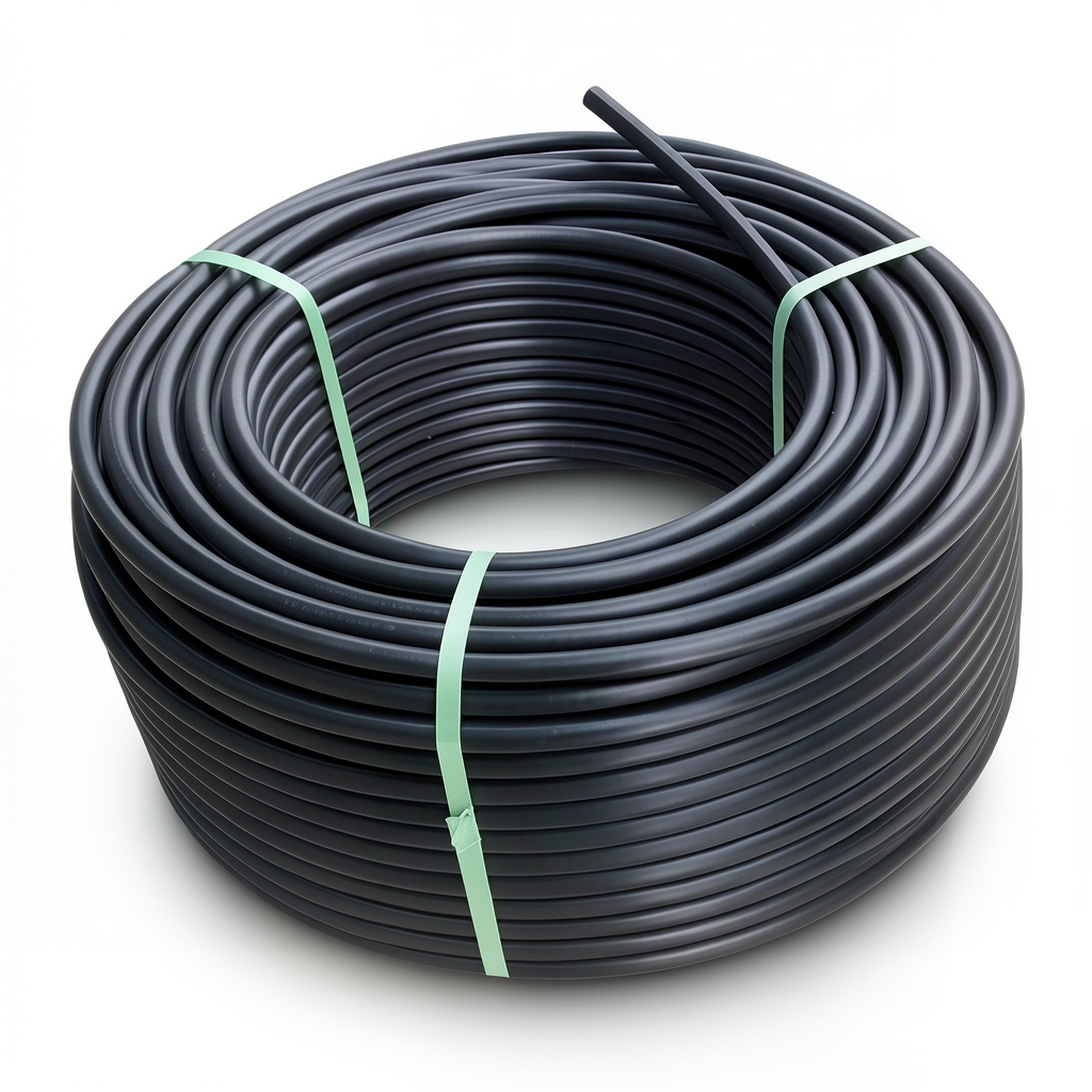 لفة أنابيب HDPE ضغط 12.5 بار PE 100 حجم 40 مم SDR 13.6 أسود