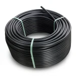 لفة أنابيب بلاستيك HDPE ضغط 12.5 بار PE 100 قطر خارجي 125 مم SDR 13.6 لون اسود