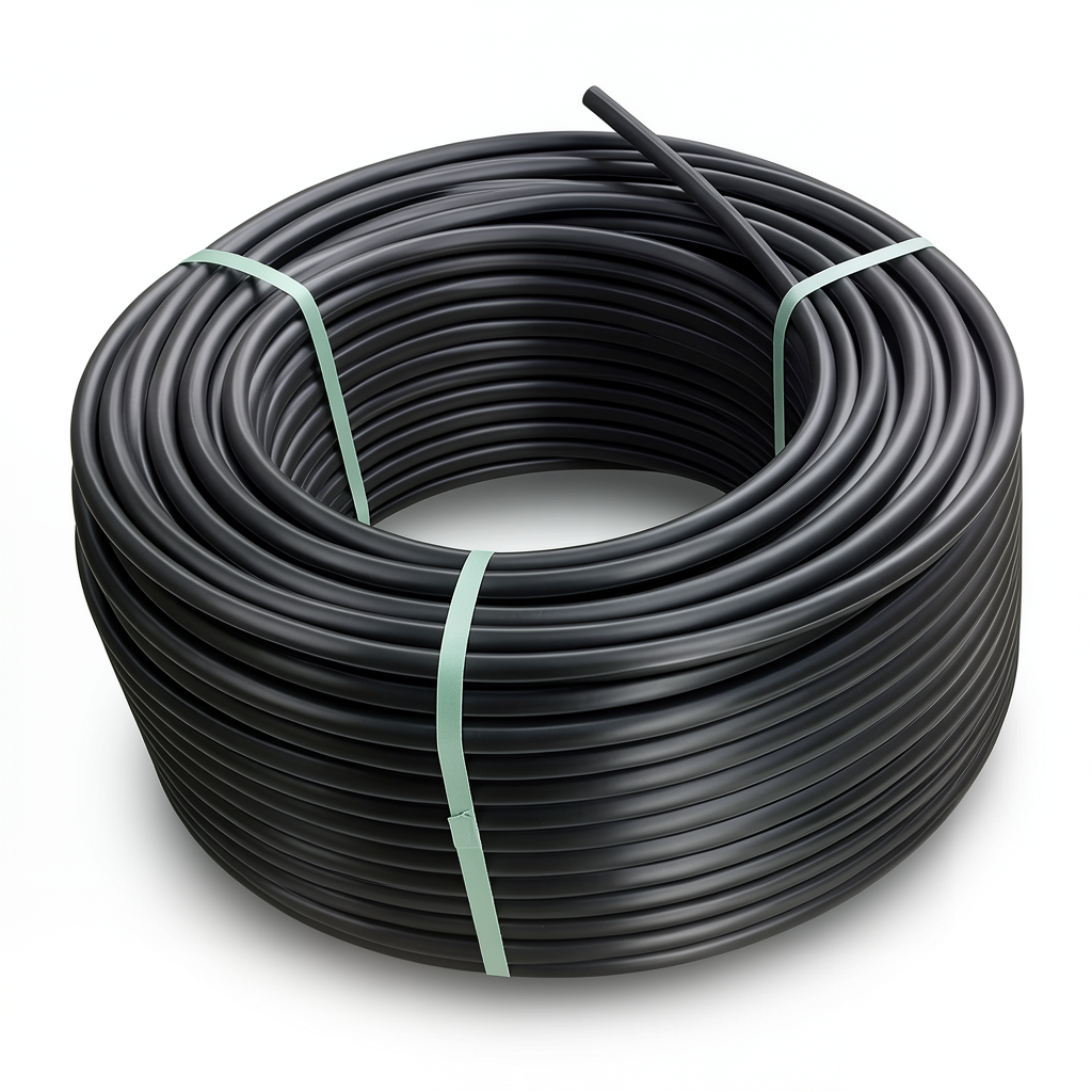 لفة أنابيب بلاستيك HDPE ضغط 12.5 بار PE 100 قطر خارجي 125 مم SDR 13.6 لون اسود