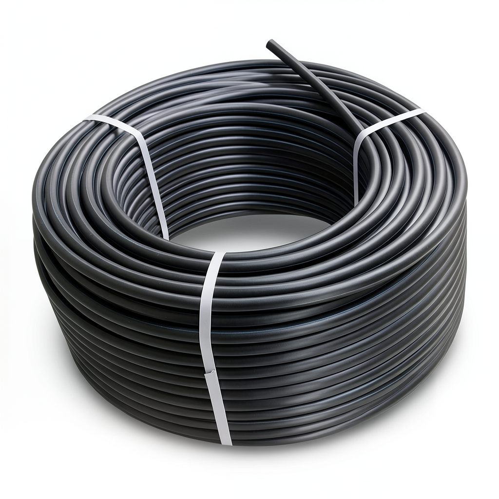 لفة أنابيب HDPE ضغط 12.5 بار PE 100 قطر خارجي 160 مم SDR 13.6 لون أسود