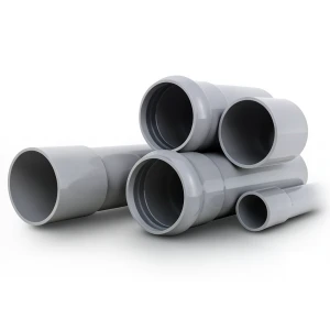 UPVC Pipes Nominal Pressure 4 Bar Outside Diameter 90 mm Thickness 1.8 mm Gray
