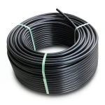 لفة أنابيب بلاستيك HDPE ضغط 16 بار PE100 قطر خارجي 32 مم SDR 11 أسود
