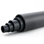 مواسير HDPE ضغط 6 بار PE 80 قطر خارجي 180 مم SDR 22 لون أسود