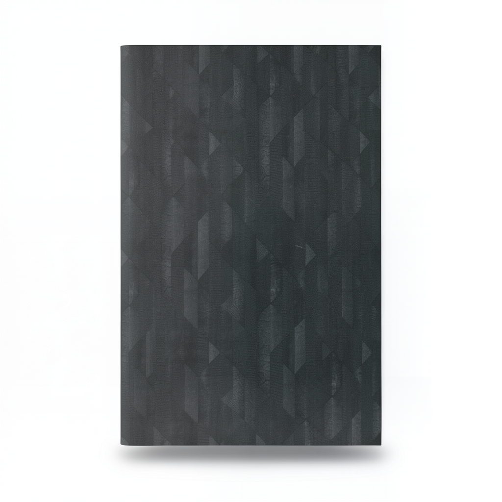 Italian Wallpaper Dark Gray Geometric Design, Size 10mx1.06m, Model RC19067