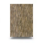 Italian Wallpaper Brown Color Geometric Design, Size 10m x 1.06m, Model RC19072