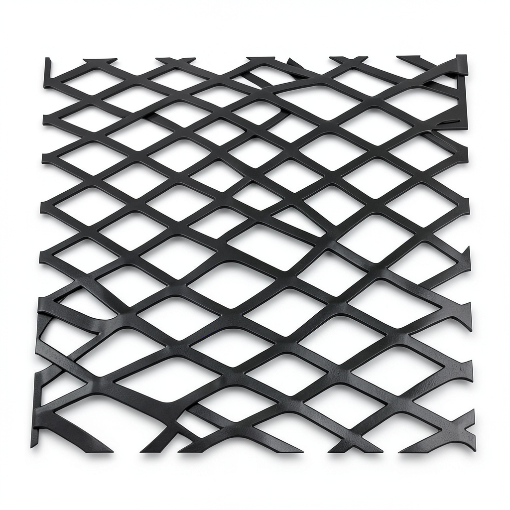 Hot Rolled Black Steel Expanded Metal Mesh Thickness 1.4 mm Width 1.22 M Length 7 M