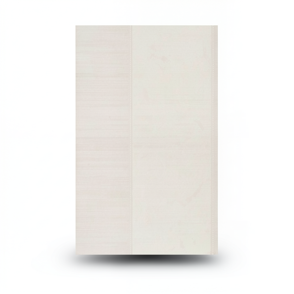 ورق جداري ايطالي لون بيج شاحب تصميم مقلم، مقاس 10 م×0.73 م، موديل 125032