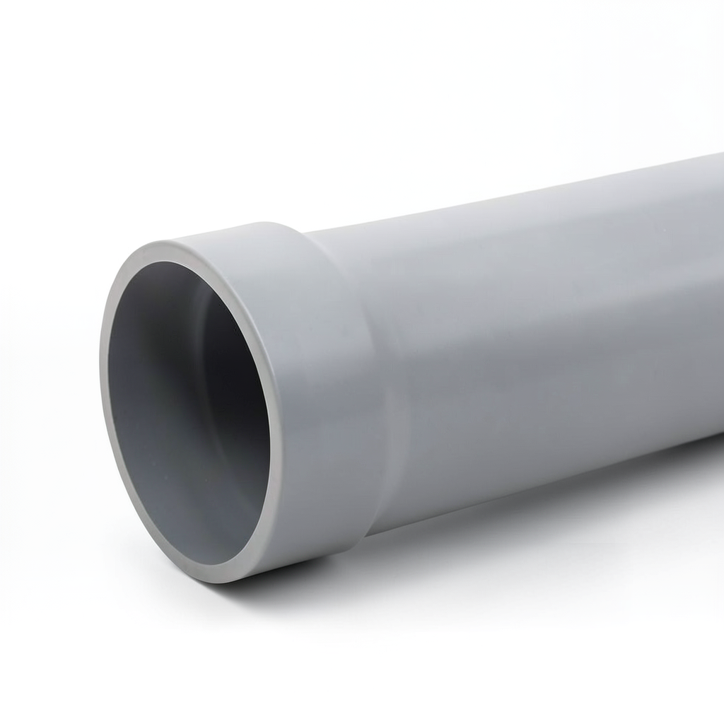 UPVC Pipe PN 6 Bar Outside Diameter 75 mm Thickness 2.2 mm Grey Color