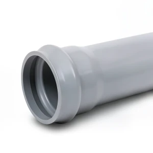 UPVC Plastic Pipe Class 3 Outside Diameter 110 mm Thickness 3.2 mm Gray Color